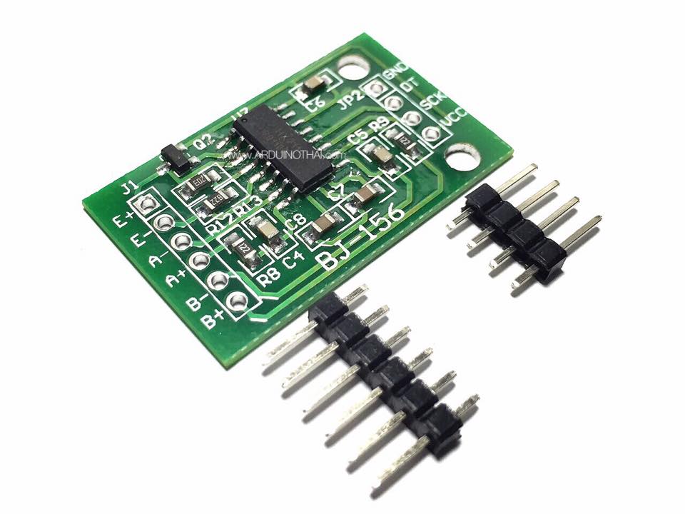 Amplifier Module Dual Channel For load cell (HX711) วงจรขยายสัญญาณสำหรับโมดูลชั่งน้ำหนัก สต็อกไทยส่งไว