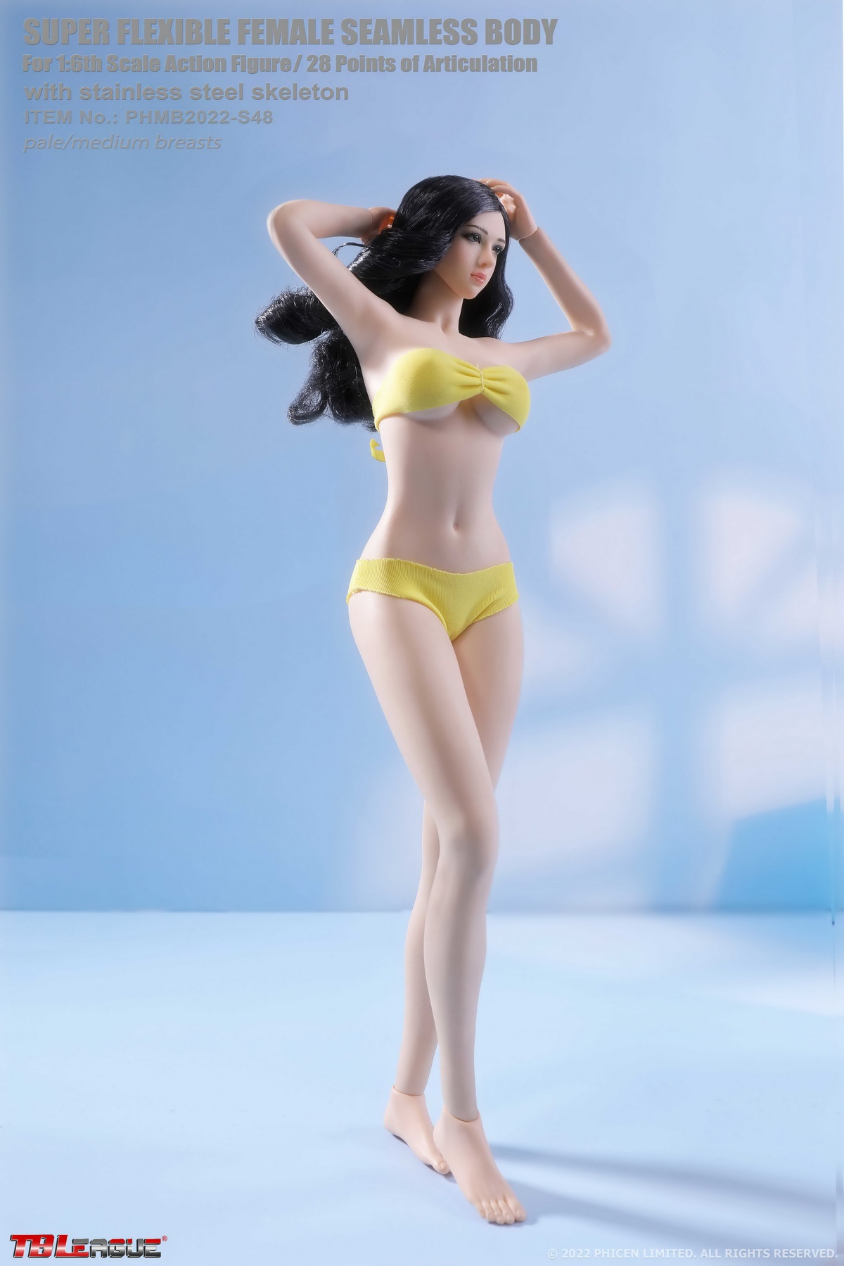 TBLeague PHMB2022-S48A 1/6 Pale Medium Breasts Body