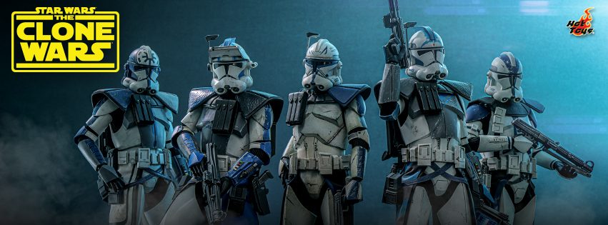 Hot Toys TMS132 Star Wars: The Clone Wars - Arc Trooper Fives
