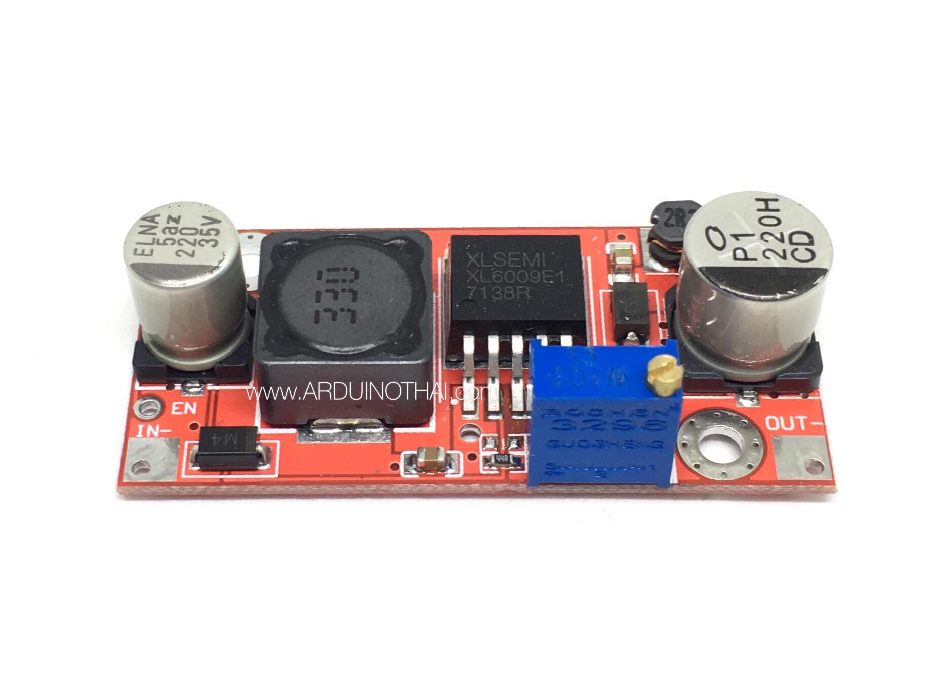 LM2577 DC-to-DC Step Up Module 3A โมดูลอัพแรงดันไฟฟ้า จ่ายกระแสได้สูงสุด 3A สต็อกไทยส่งไว