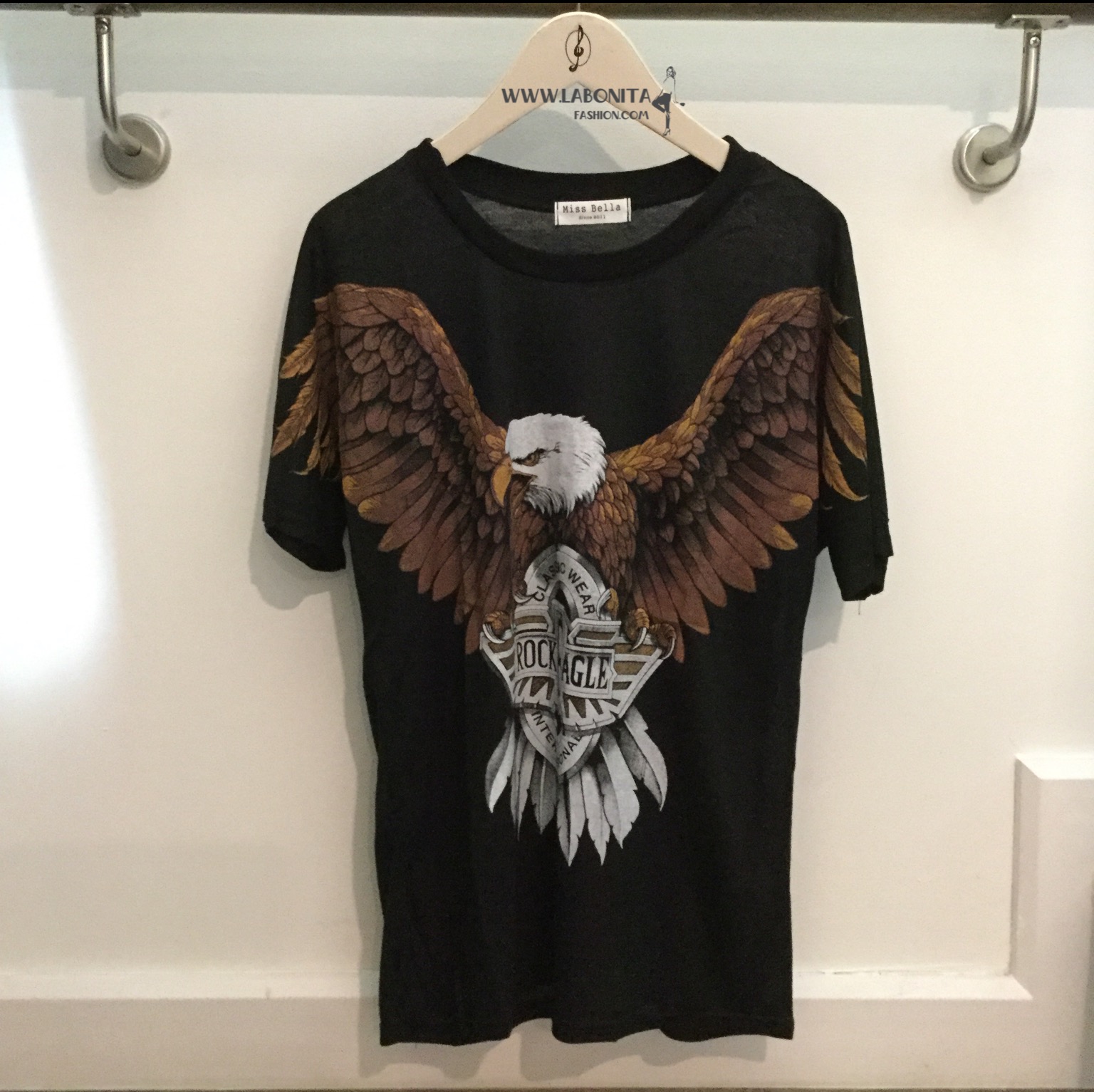 Rock Eagel เสื้อนกอินทรี 🦅เสื้อยืดร็อคผ้าบางเฉียบลายนกอินทรี