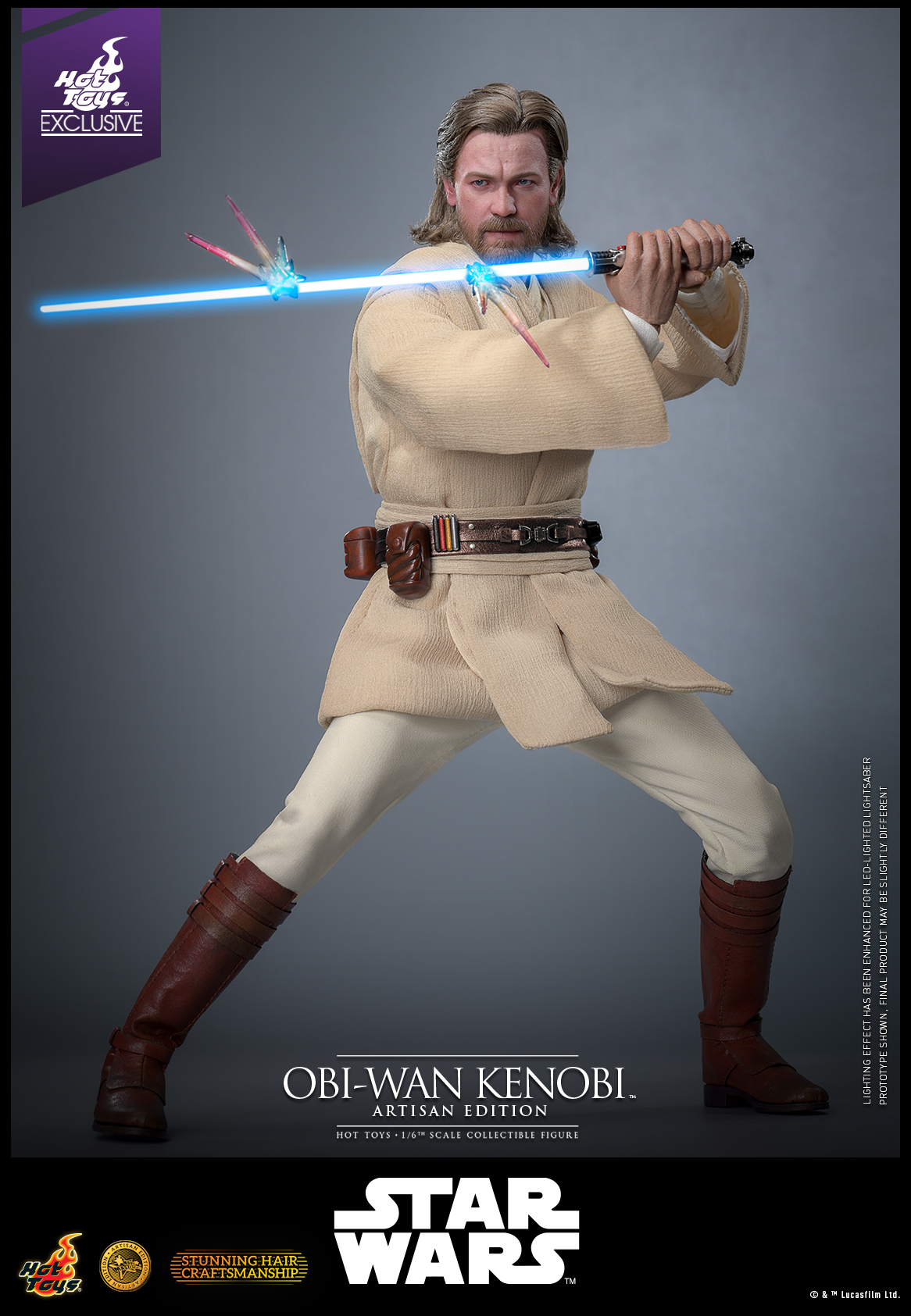 Hot Toys MMS809AE Star Wars: Attack Of The Clones - Obi-Wan Kenobi (Artisan Edition) [Hot Toys Exclusive]