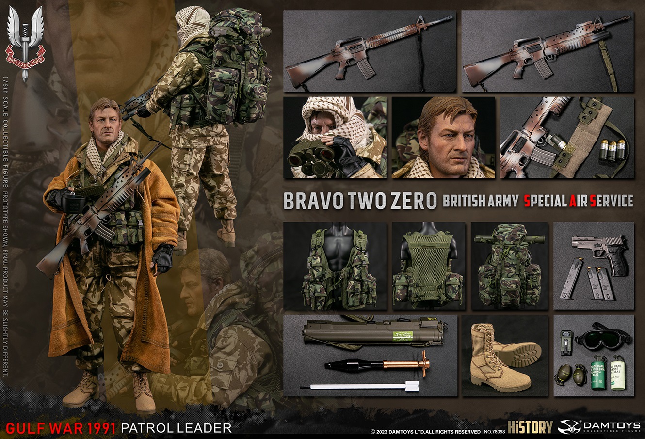 DAMTOYS 78098 1/6 "Bravo Two Zero" British Army Special Air Service (SAS) Patrol Leader