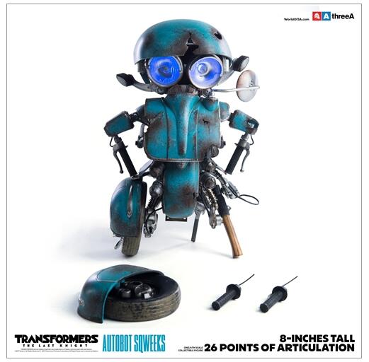 ThreeA x Hasbro Transformers: The Last Knight - Autobot Sqweeks (Limited Version)