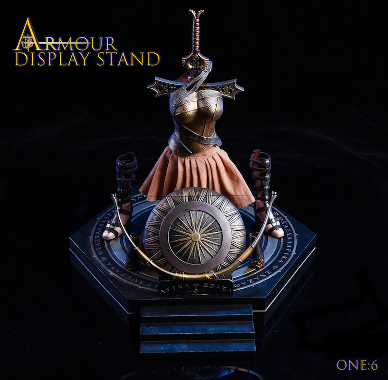 TYStoys SJT-A 1/6 Armour Display Stand - Amazon female fighter Battle Armor