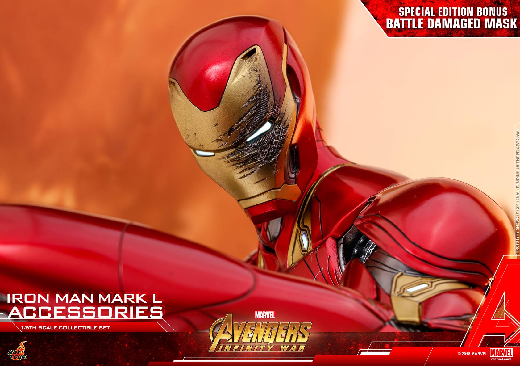 Hot Toys ACS004 AVENGERS: INFINITY WAR - IRON MAN MARK L (ACCESSORIES) (Special Edition)