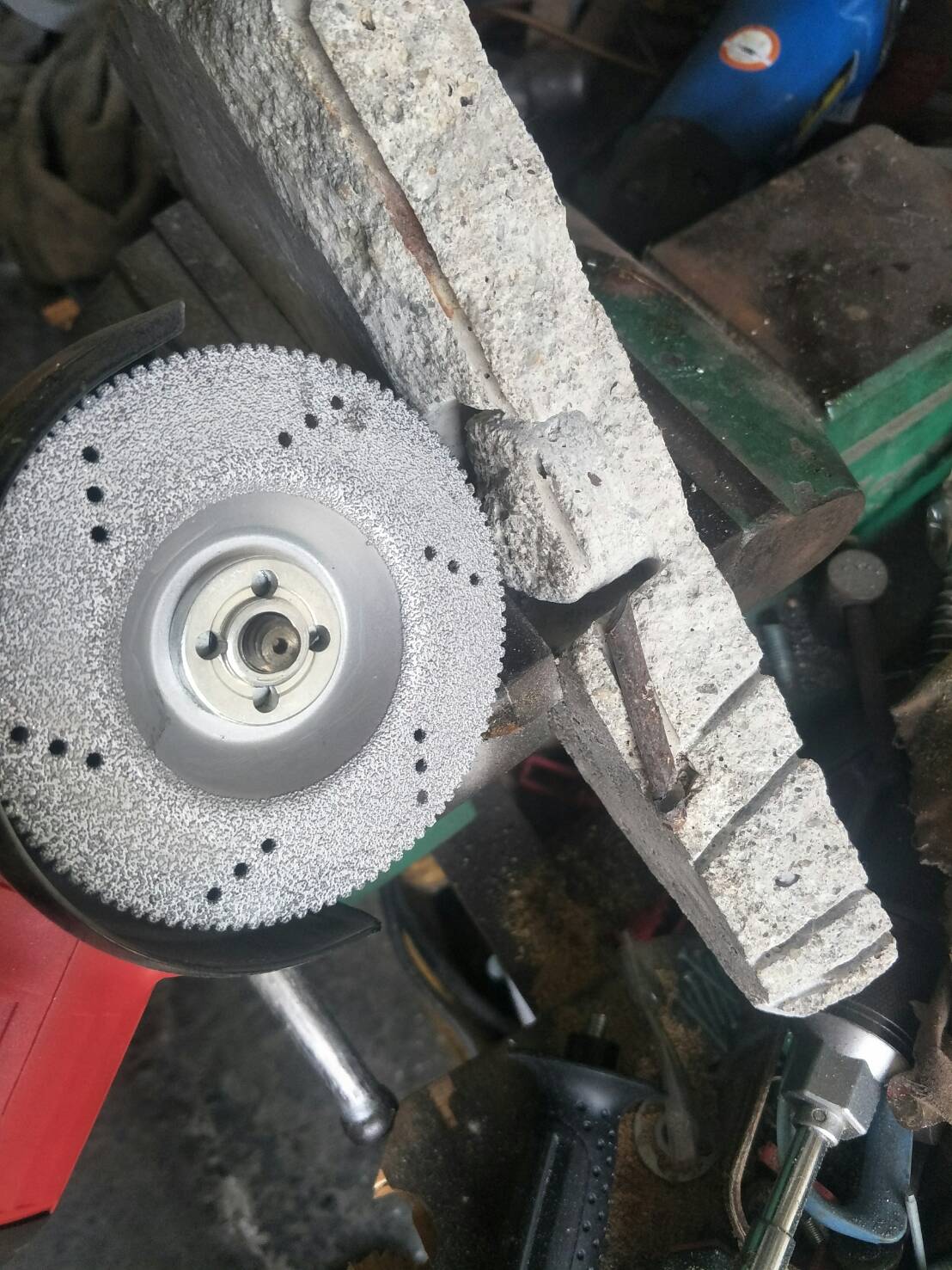 DG14 ใบเจียร+ตัด เพชรหยาบเบอร์ 60 ขนาด 4 นิ้ว