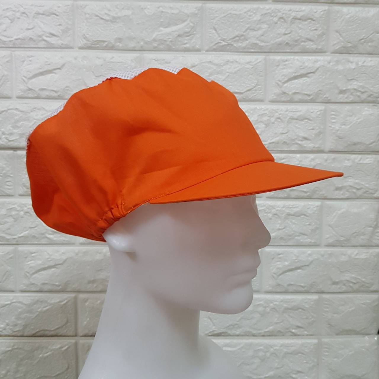 จำนวน 50 ใบ หมวกคลุมผมตาข่ายบน หมวกแม่ครัว หมวกพ่อครัว หมวกทำอาหาร หมวกโรงงานอุตส หมวกพนักงานฝ่ายผลิต หมวกอุตสาหกรรม หมวกคลุมเก็บผมชาย-หญิงหกรรม