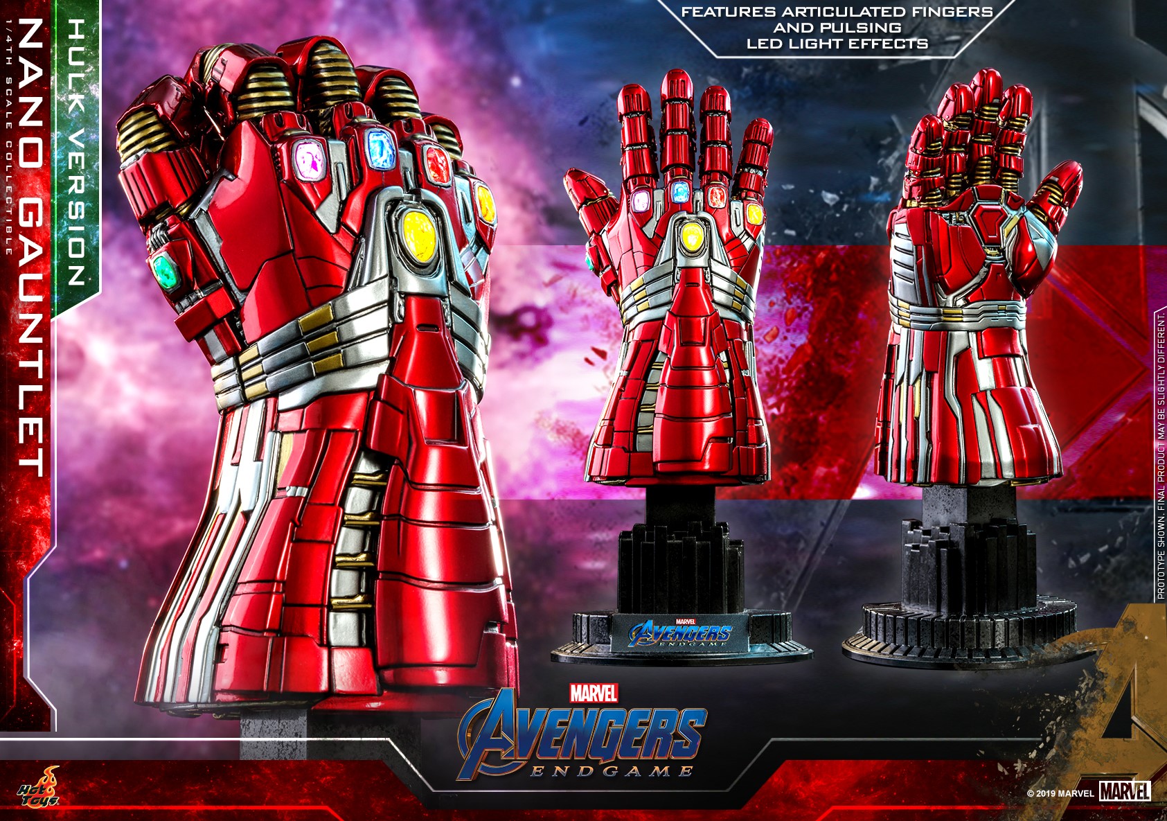 Hot Toys ACS009 1/4 Avengers: Endgame - Nano Gauntlet (Hulk Version)