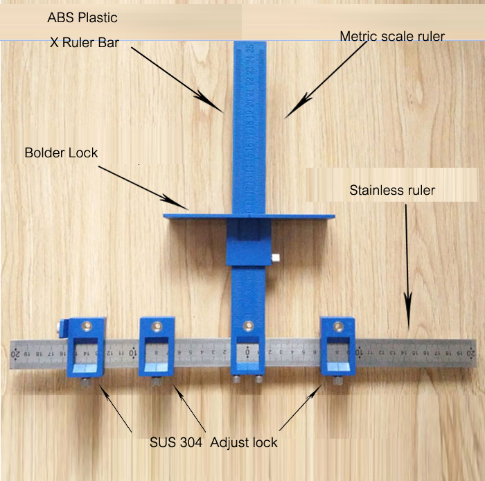 R13 ชุดจิ๊กเจาะมือจับประตู OK-WORK