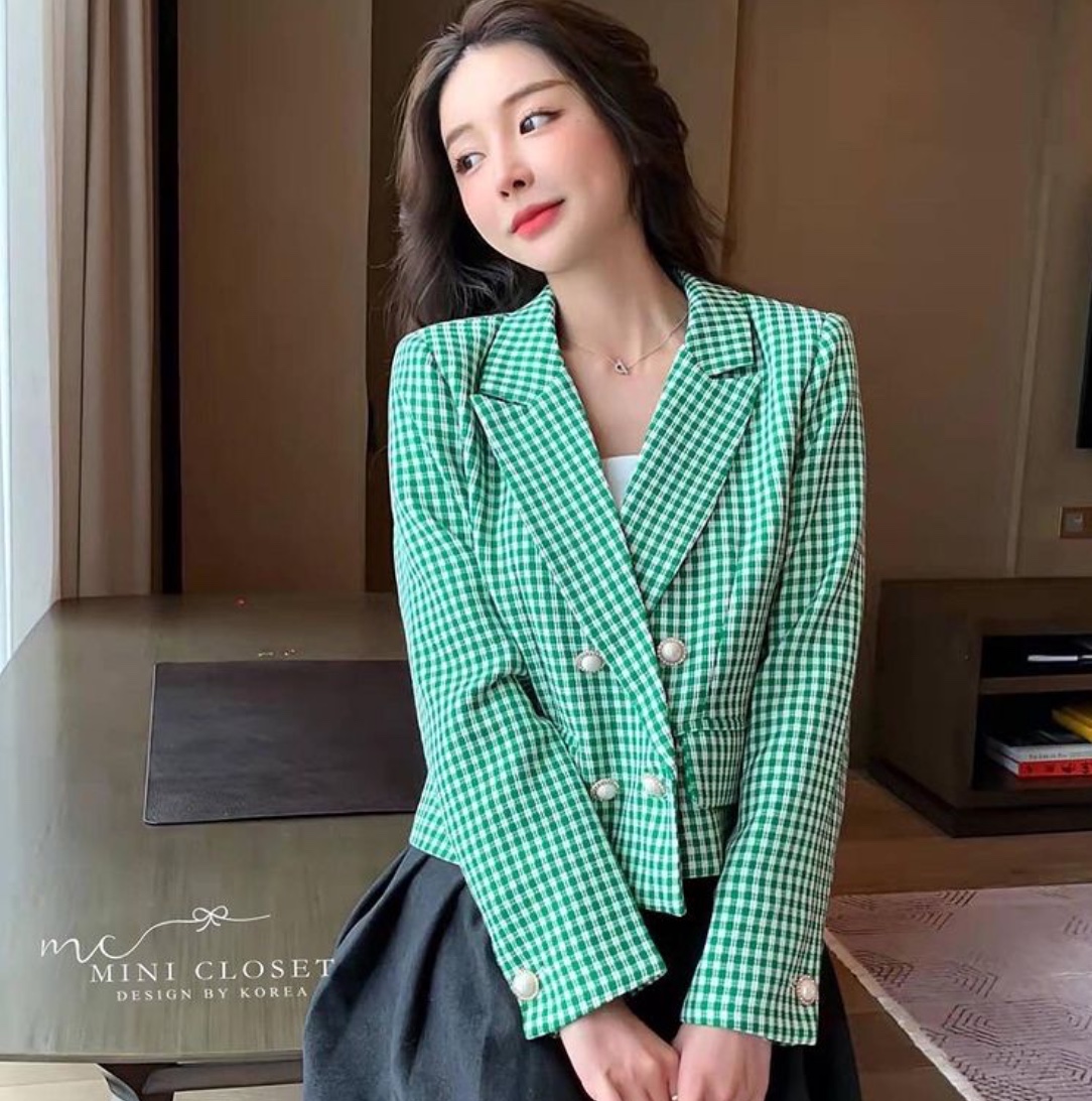 Blazer เบลเซอร์ลายสก๊อต