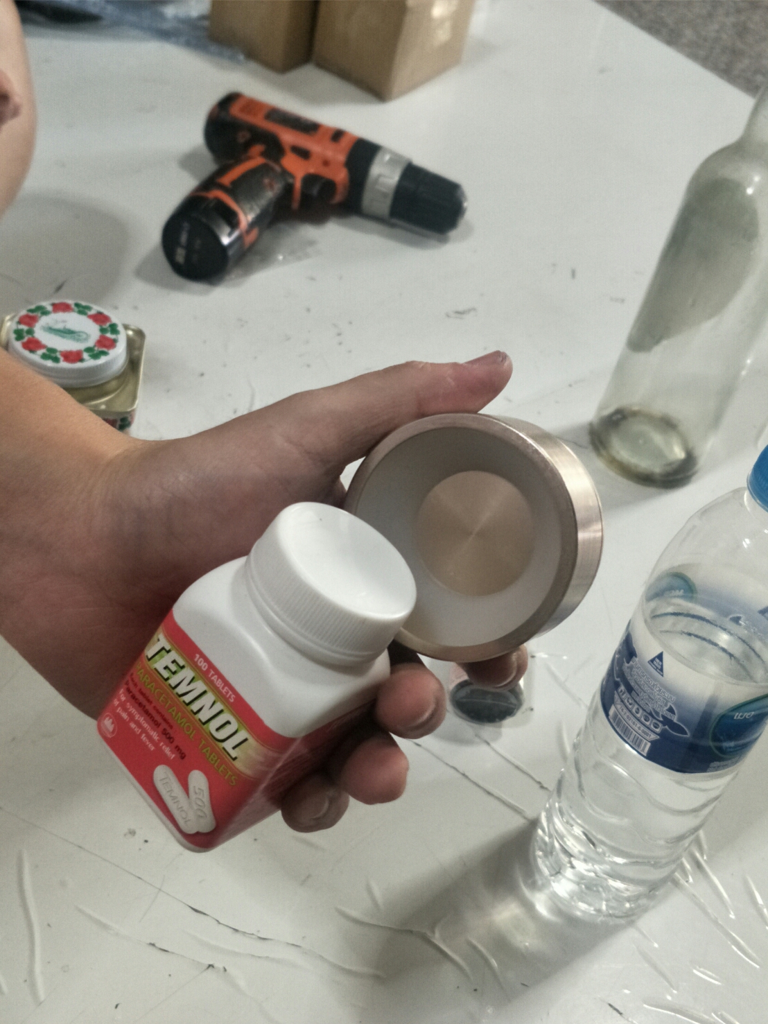 AD34M30-50 ชุดบล็อกไขฝาขวด ขนาด 30- 50 มิล พร้อมแกนต่อสว่าน