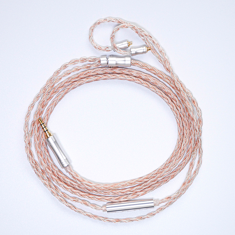 ขาย Hakugei Silver Surfer [รุ่นมีไมค์] สายเปลี่ยนหูฟังมีไมค์ 5N OCC Litz + 5N OCC ชุบเงิน Litz