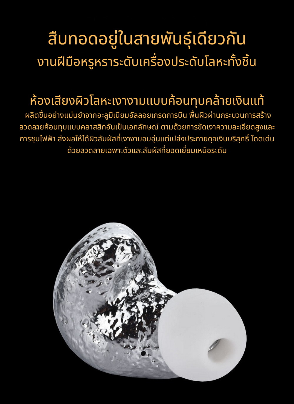 Ear Acoustic Audio VSA-PM Crown หูฟัง IEMs ไดรเวอร์ Planar แบบสามช่องแม่เหล็ก ไดอะแฟรมอะลูมิเนียม ประกันศูนย์ไทย