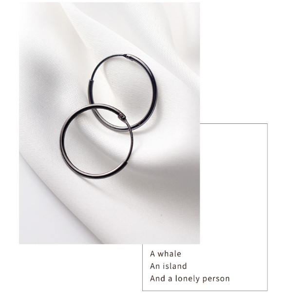 “เช็คสินค้าทัก line ก่อนโอนนะคะ”ต่างหูสำหรับผิวแพ้ง่าย เงินแท้ 92.5% ห่วง (ราคา/ข้าง)_ES816 (Plainy H)