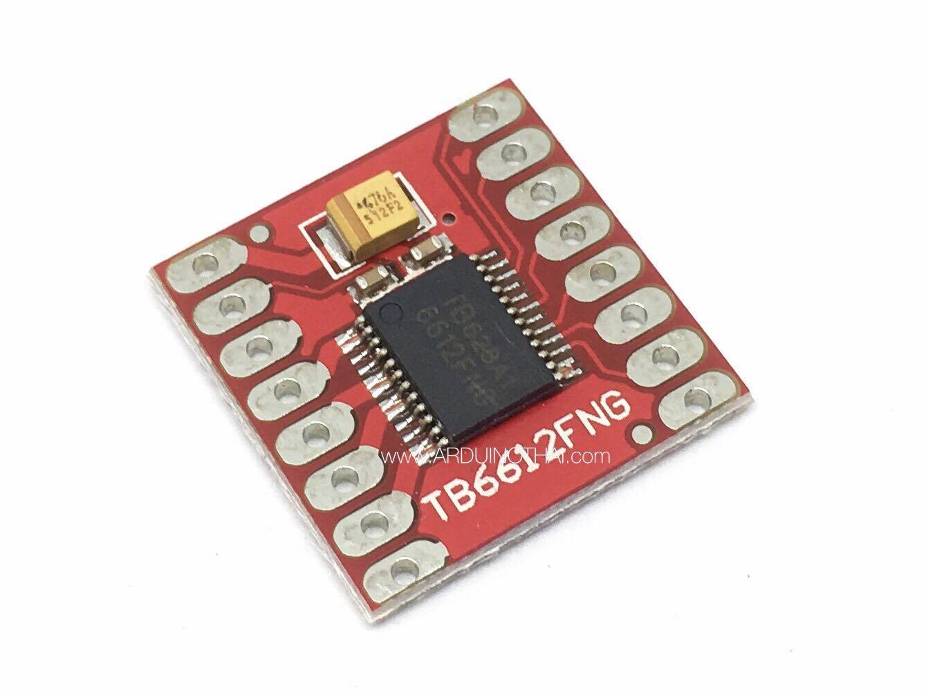 บอร์ดขับมอเตอร์ขนาดเล็ก 2 ช่อง Dual TB6612FNG (1.2A) สต็อกไทยส่งไว