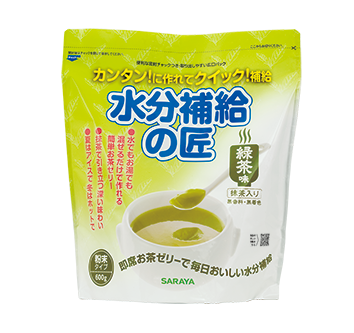SARAYA SARAYA - Instant Jelly Powder (Green Tea) - ผงเจลลี่สำเร็จรูป ชนิดผง แบบถุงซิปล็อค (รสชาเขียว) 600 g