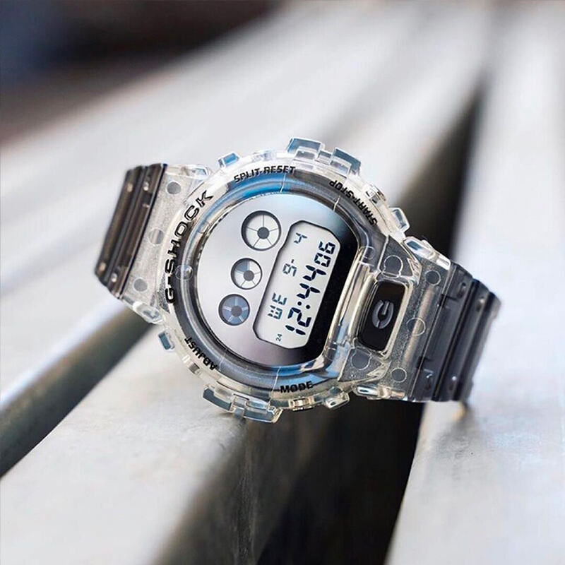 CASIO G-SHOCK รุ่นสีพิเศษ นาฬิกาข้อมือชาย สายเรซิ่น รุ่น DW-6900 DW-6900SK-1A (CMG) DW-6900SK-1A