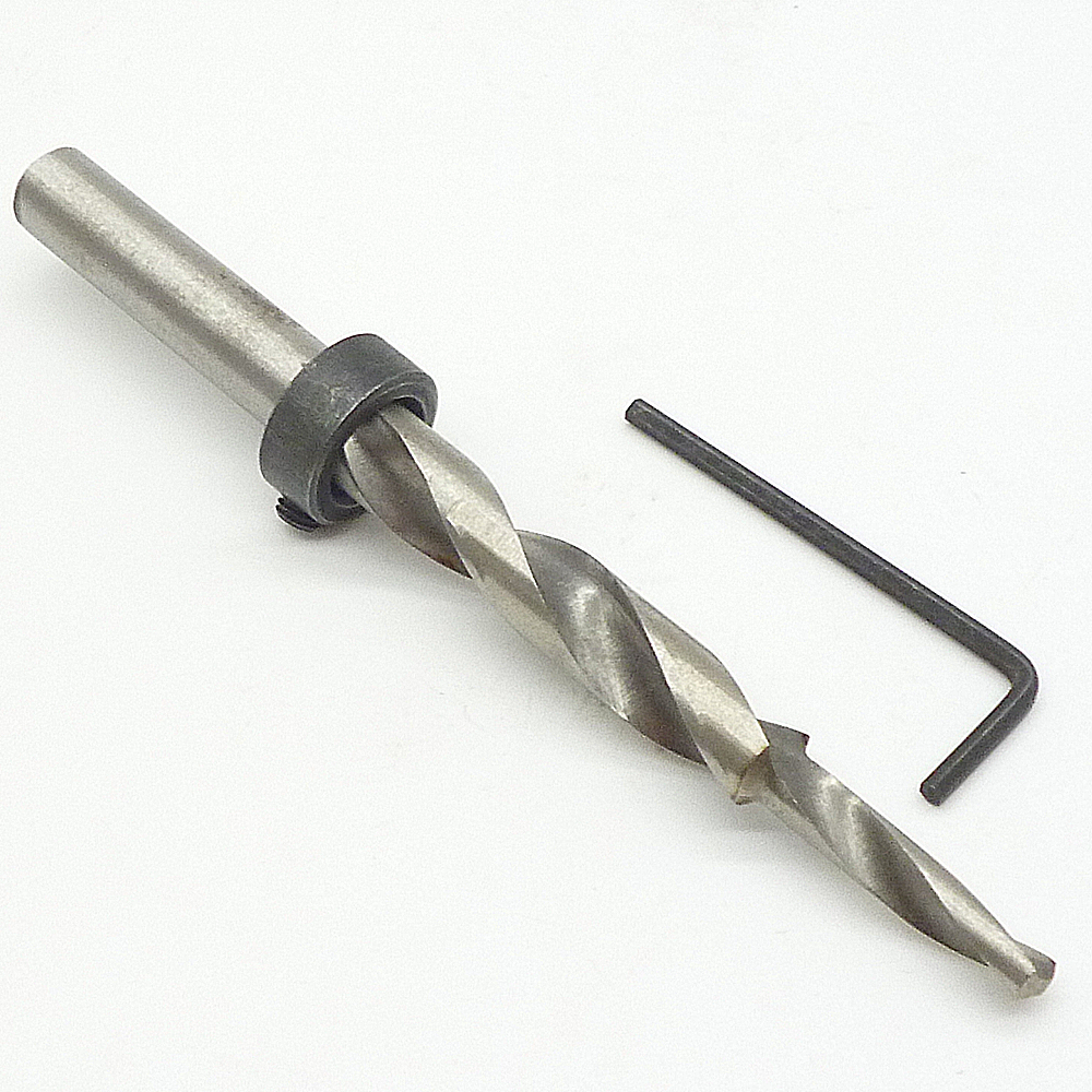 D11 ดอกสว่าน 2 ชั้น สำหรับ จิ๊กเจาะเอียง เจาะไม้ อลูมิเนียม โลหะบาง พลาสติก