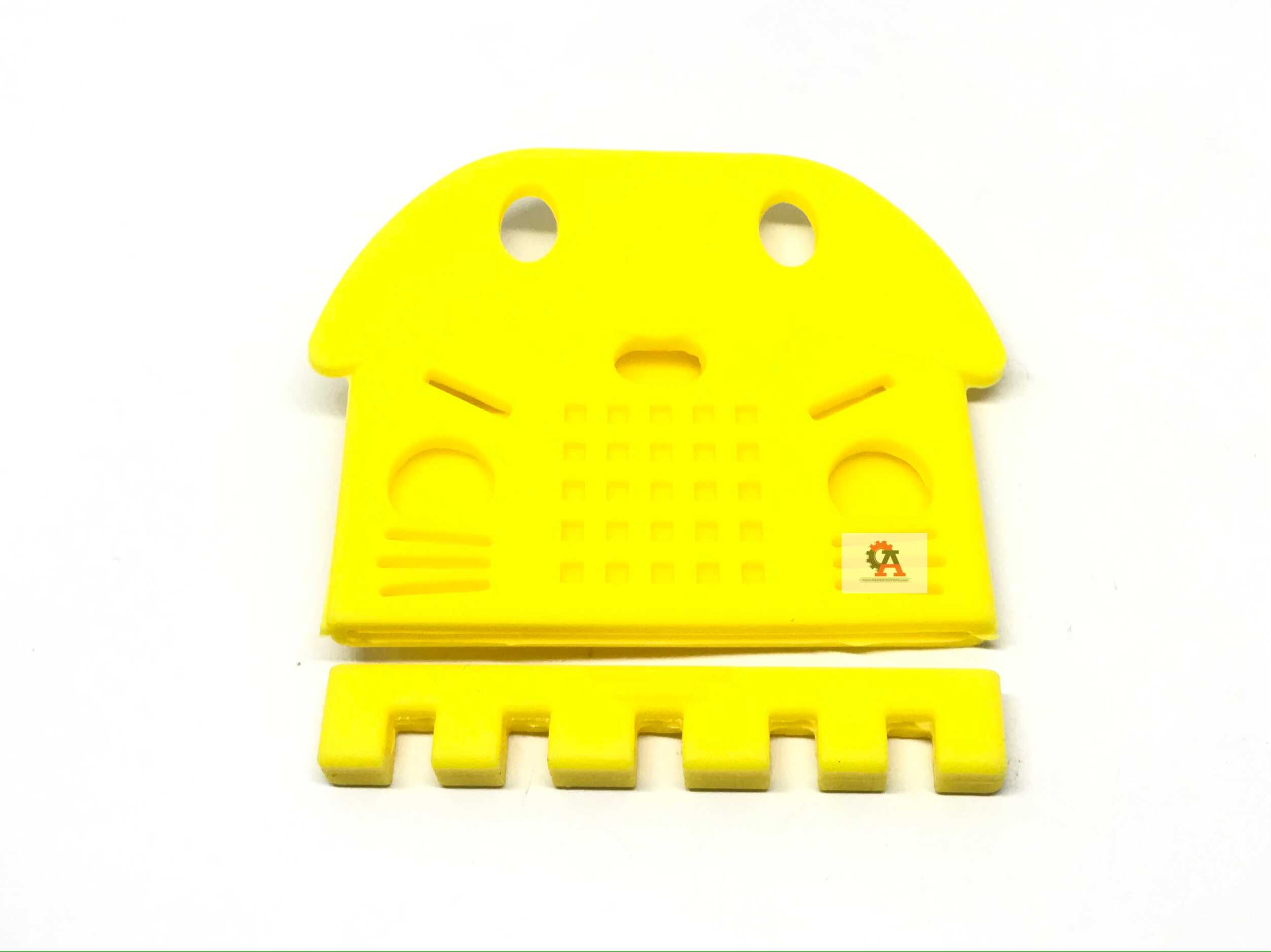 Microbit silicone case เคสซิลิโคนสีเหลือง(C)
