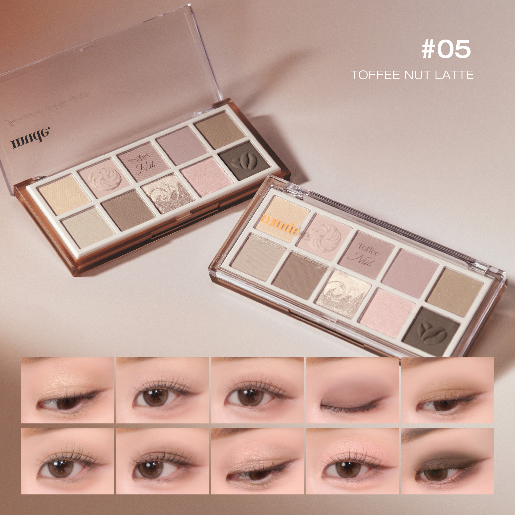 MUDE SHAWL MOMENT EYESHADOW PALETTE 7 G. ( อายแชโดว์ )