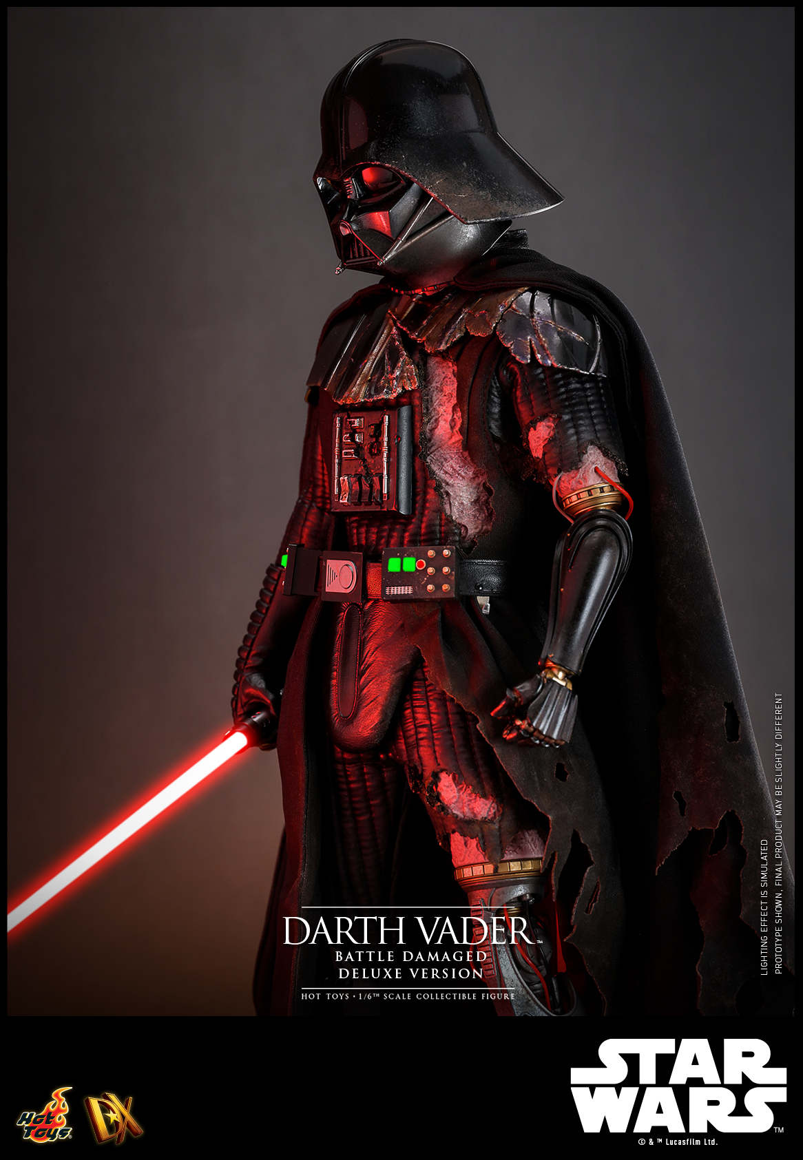 Hot Toys DX45B Star Wars - Darth Vader (Battle Damaged) (Deluxe Version) (Special Edition)
