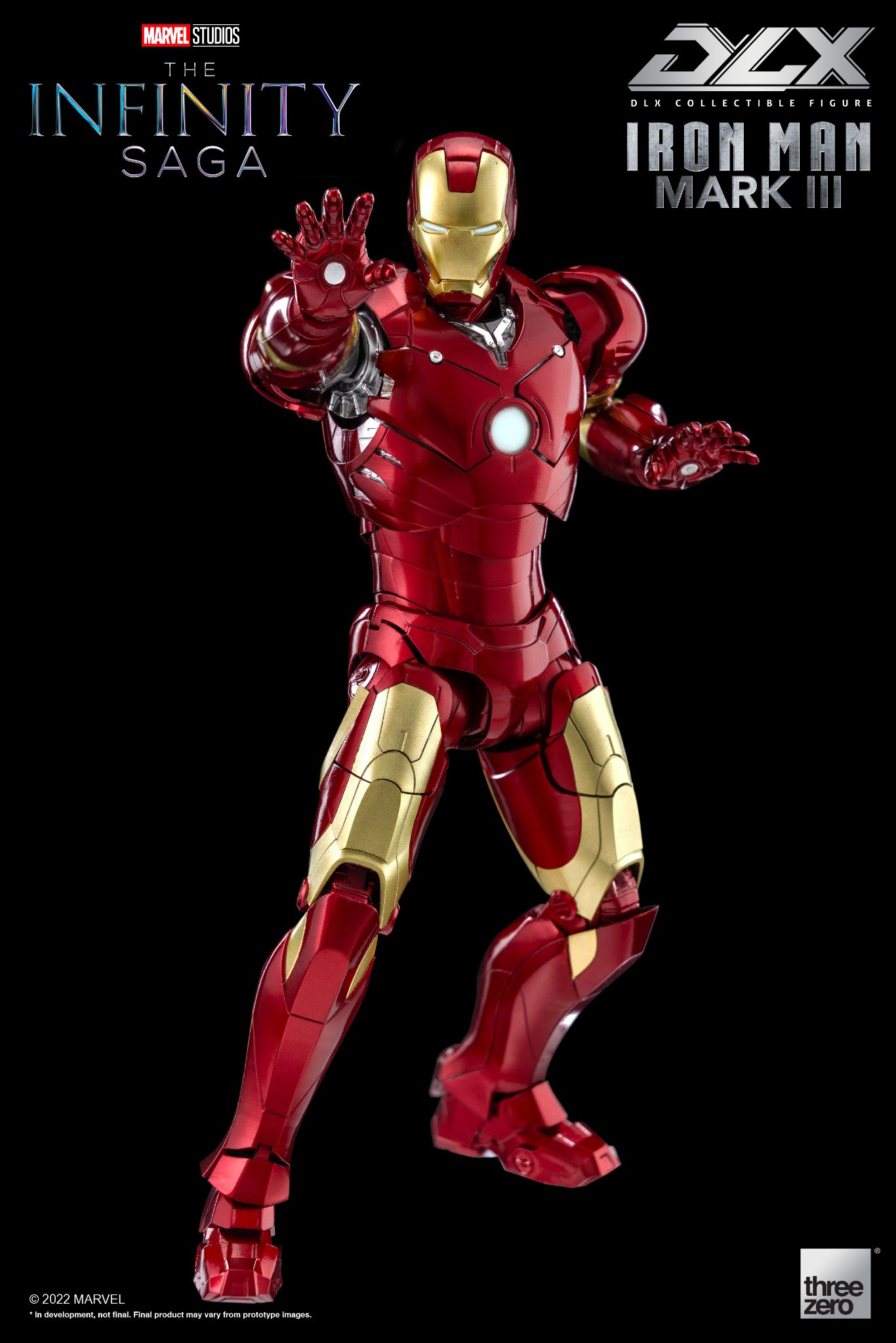 threezero 3Z02530C0 DLX The Infinity Saga - Iron Man Mark III