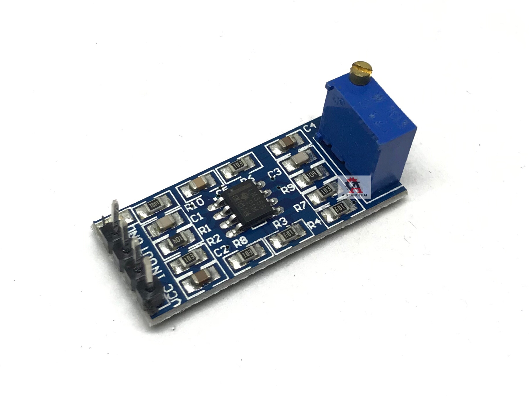 LM358 100x gain signal amplification module โมดูลขยายสัญญาณ 100 เท่า สต็อกไทยส่งไว