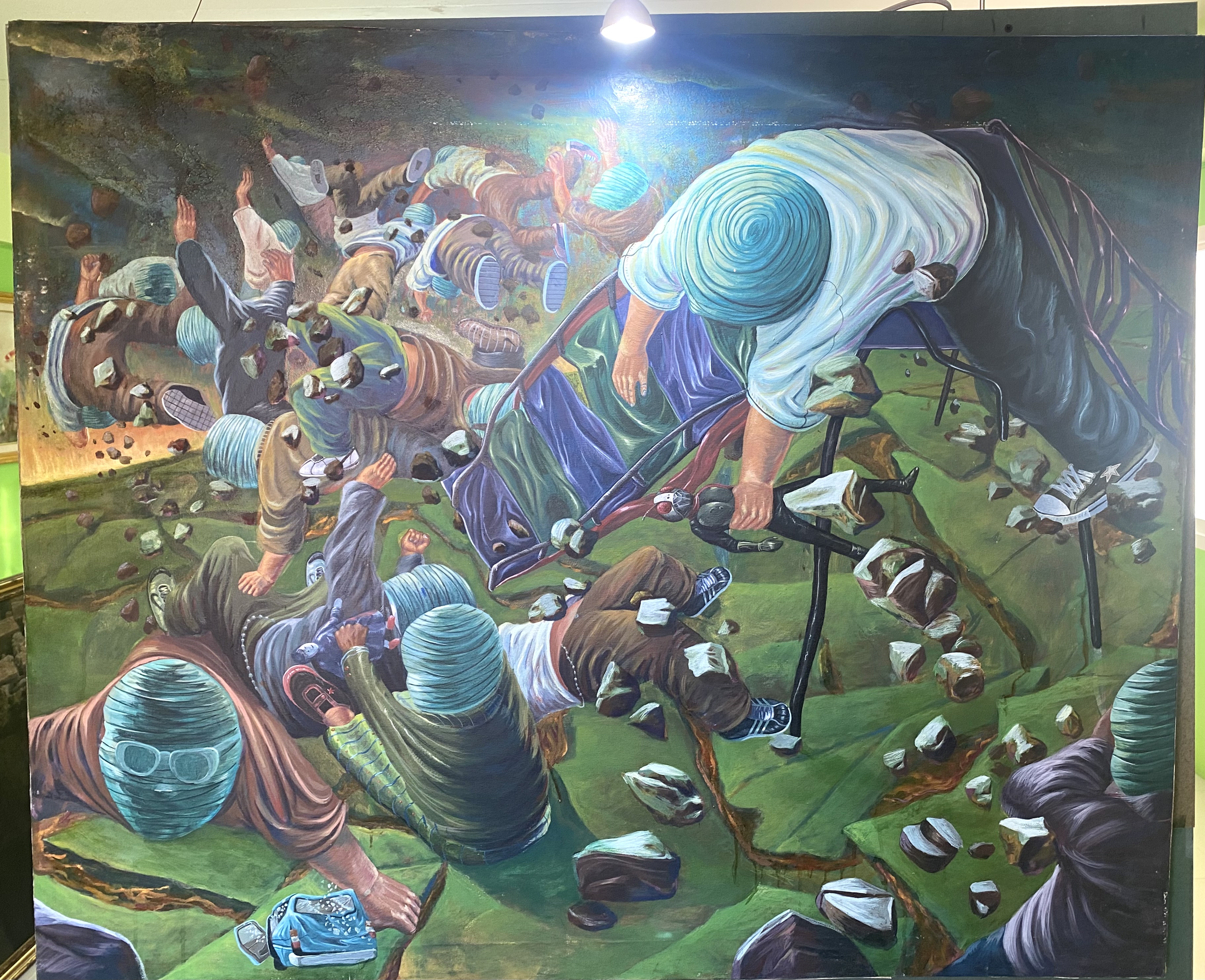 ภาพวาดสีน้ำมัน “สวรรค์ลุ่ม” ชมทวน ภูเก็ต