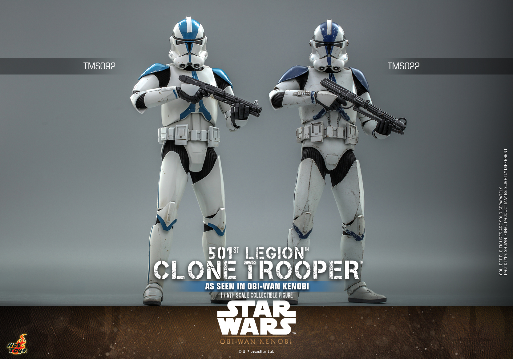 Hot Toys TMS092 1/6 Star Wars: The Clone Wars™ - 501st Legion™ Clone Trooper™