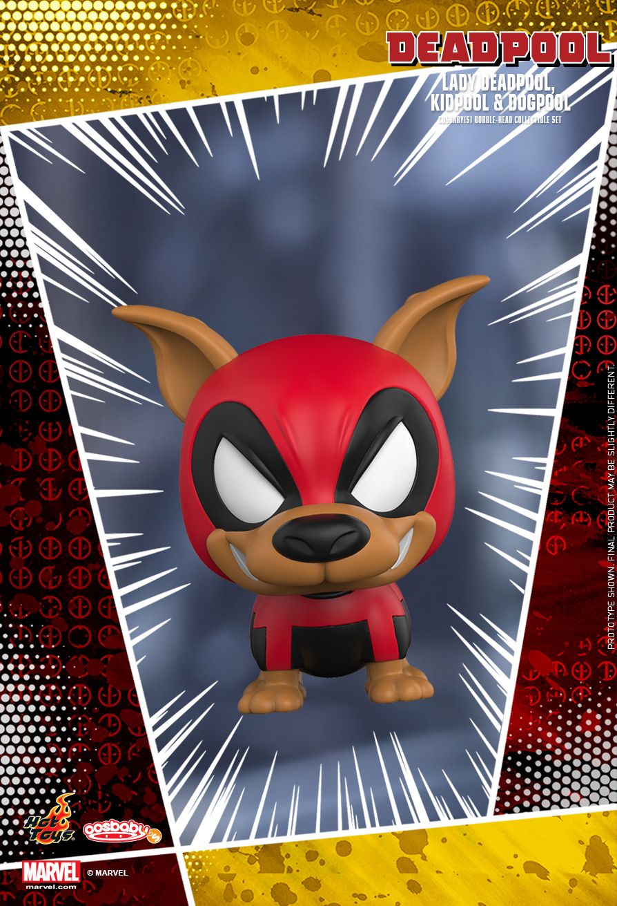 Hot Toys COSB486 Lady Deadpool Kidpool & Dog pool