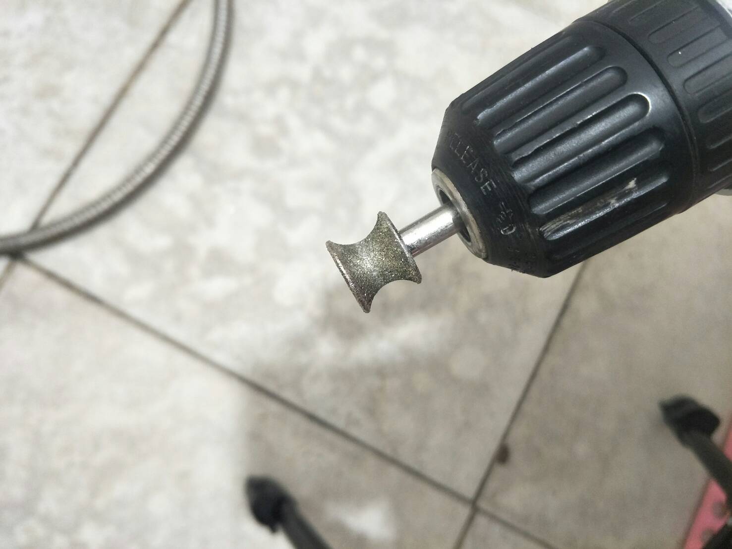 DR18 ดอกลบคมขอบ กระจก กระเบื้อง สำหรับสว่านแกน 6 มิล