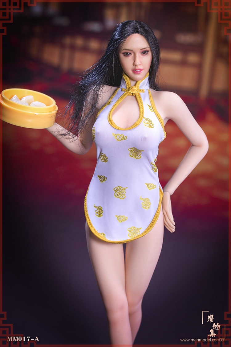 Manmodel MM017-A, B, C, E 1/6 Ultra short cheongsam suit