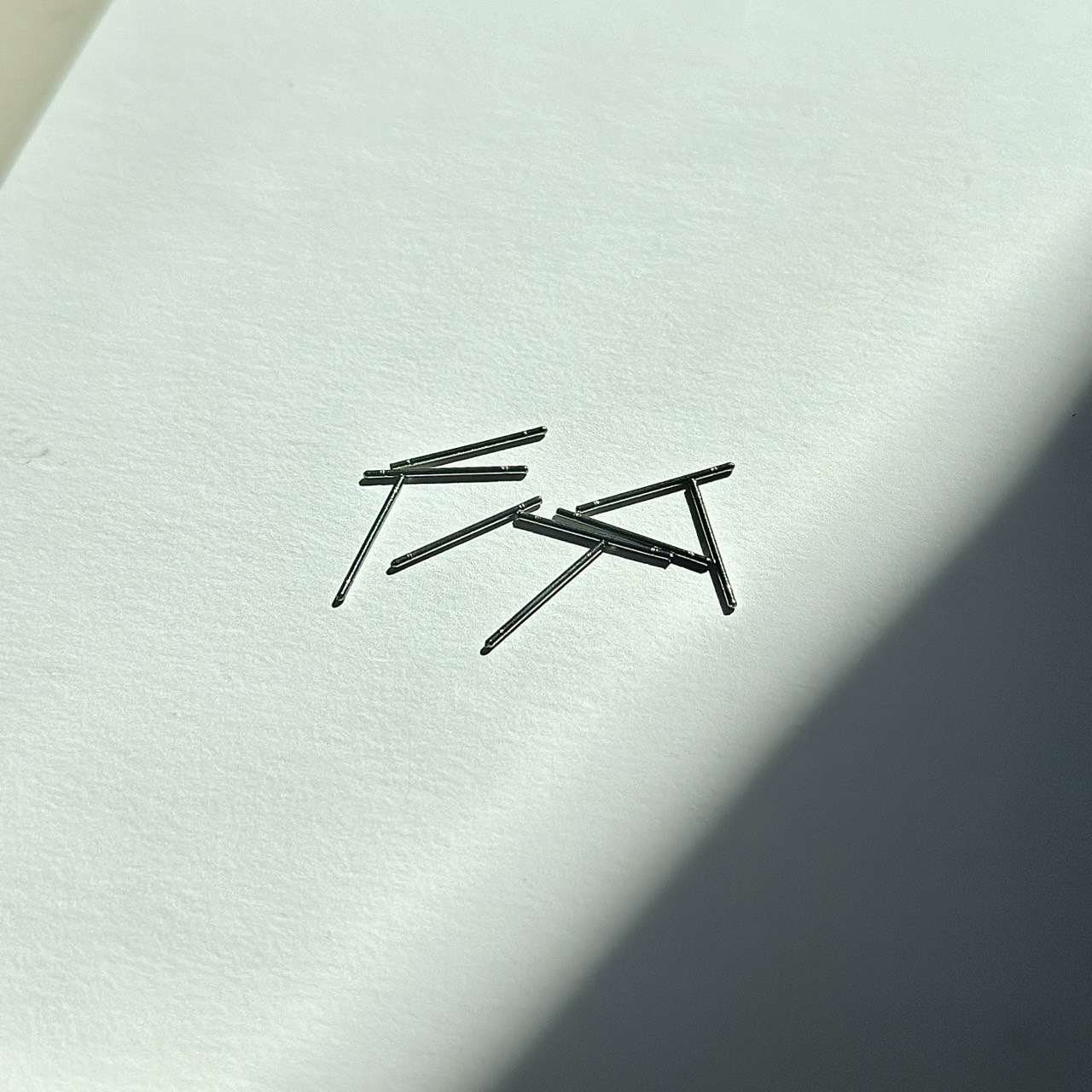 ก้านสแตนเลสเกรดการแพทย์ ใส่ไปโรงเรียนได้ 1 แพ็ค มี 10 ชิ้น_OP005