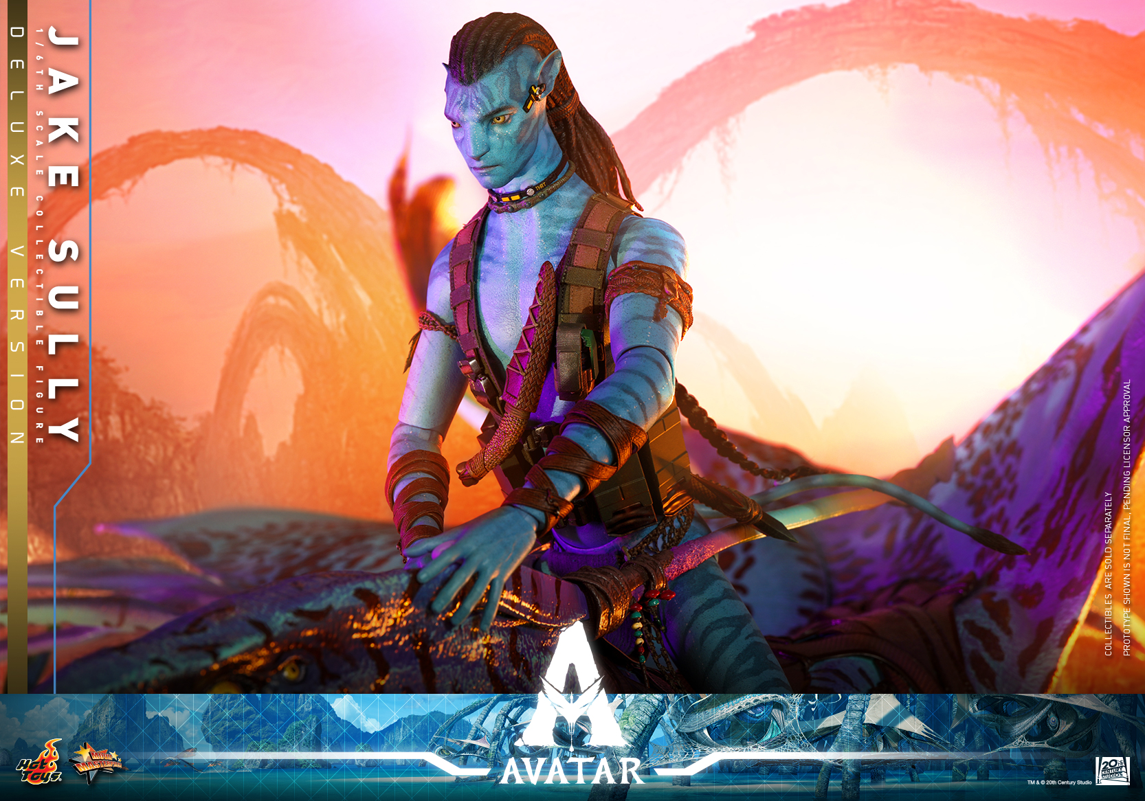 Hot Toys MMS684 1/6 Avatar : The Way of Water - Jake Sully (Deluxe Version)