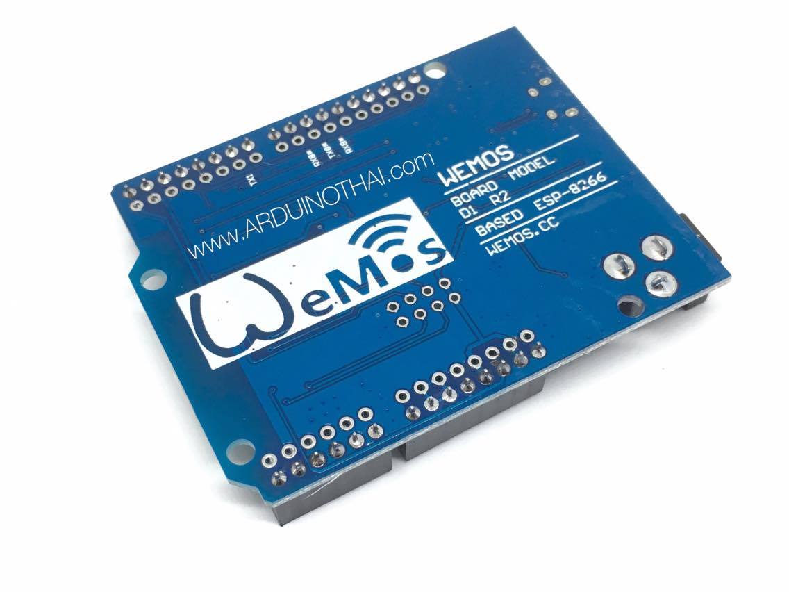 WeMos D1 R2 (ESP8266) บอร์ดเชื่อมต่อไวไฟ สต็อกไทยส่งด่วน