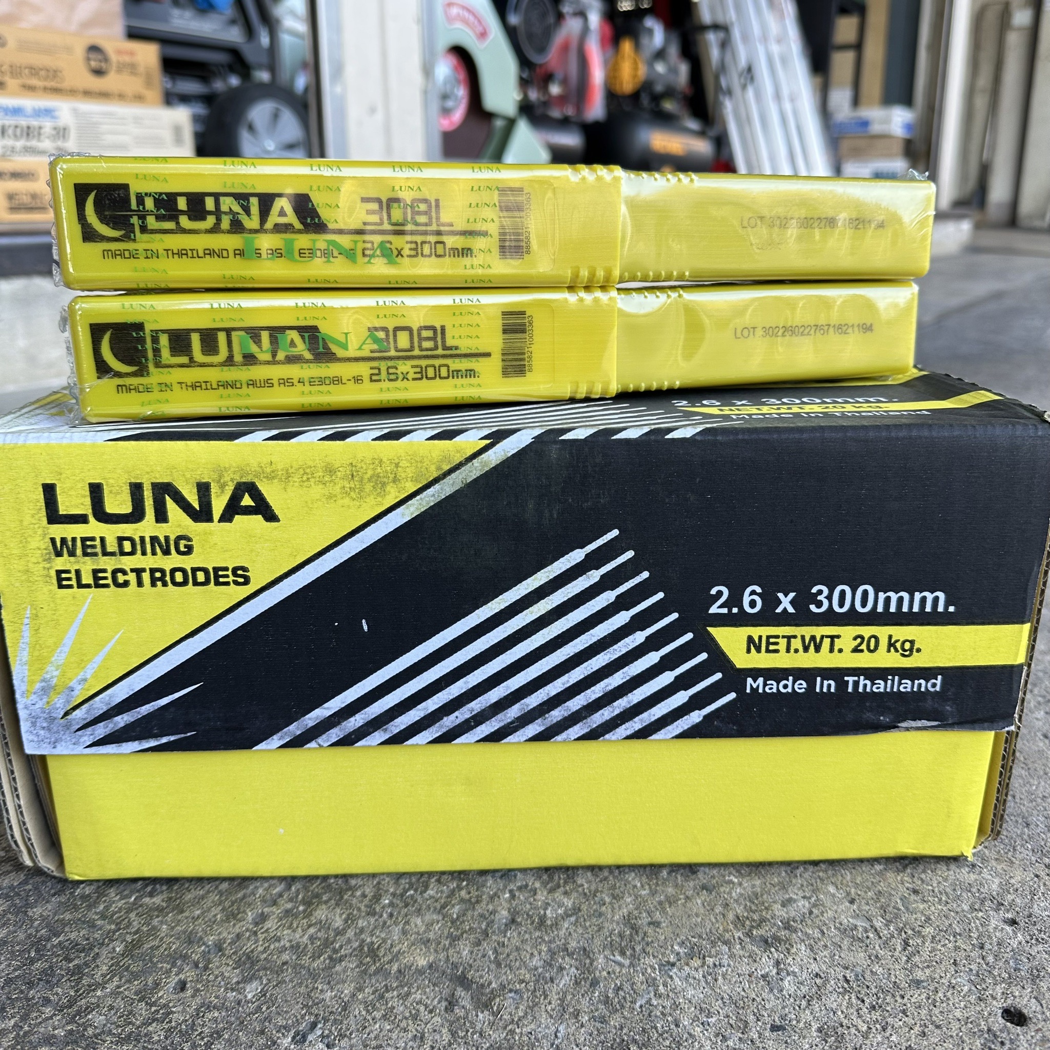 ลวดเชื่อมสเตนเลส LUNA 308L-16 ผลิตในไทย