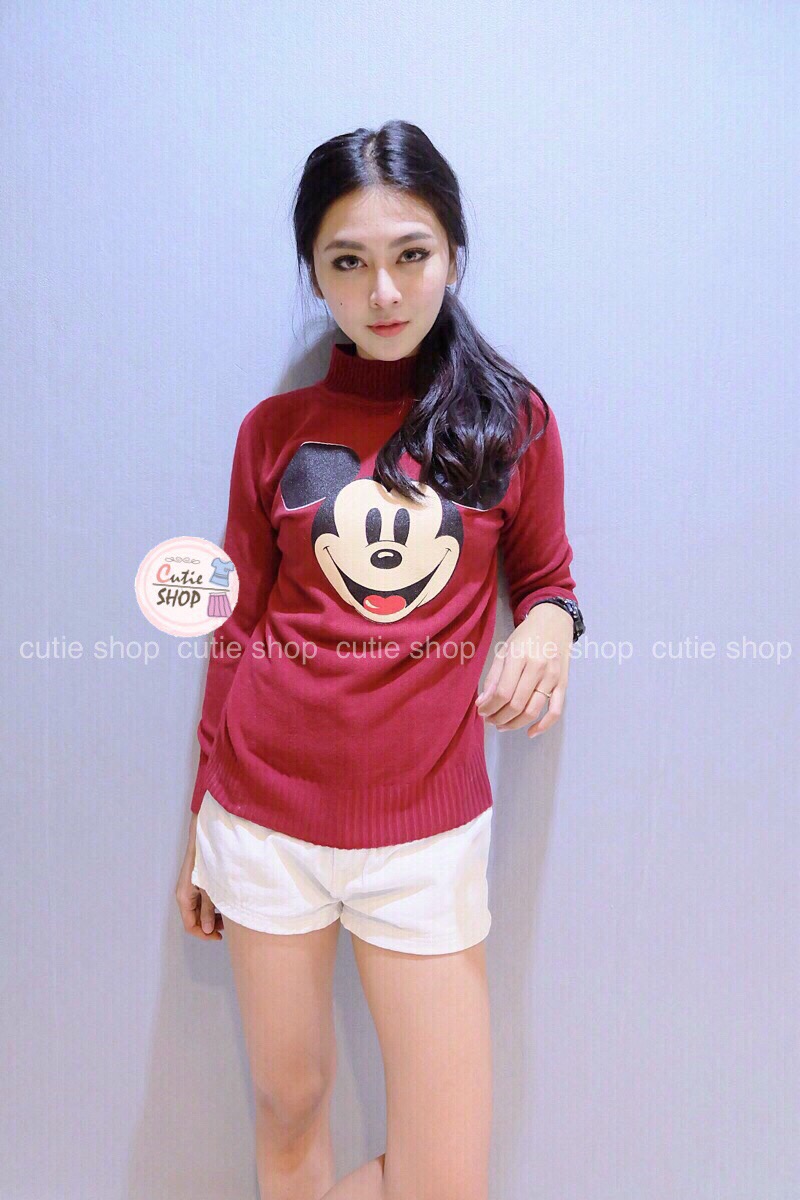 พร้อมส่ง เสื้อยืดไหมพรมสกรีนลาย การ์ตูนสุดฮิต ฟรีไซส์ :รอบอก อก32" ยืดได้ถึง38"