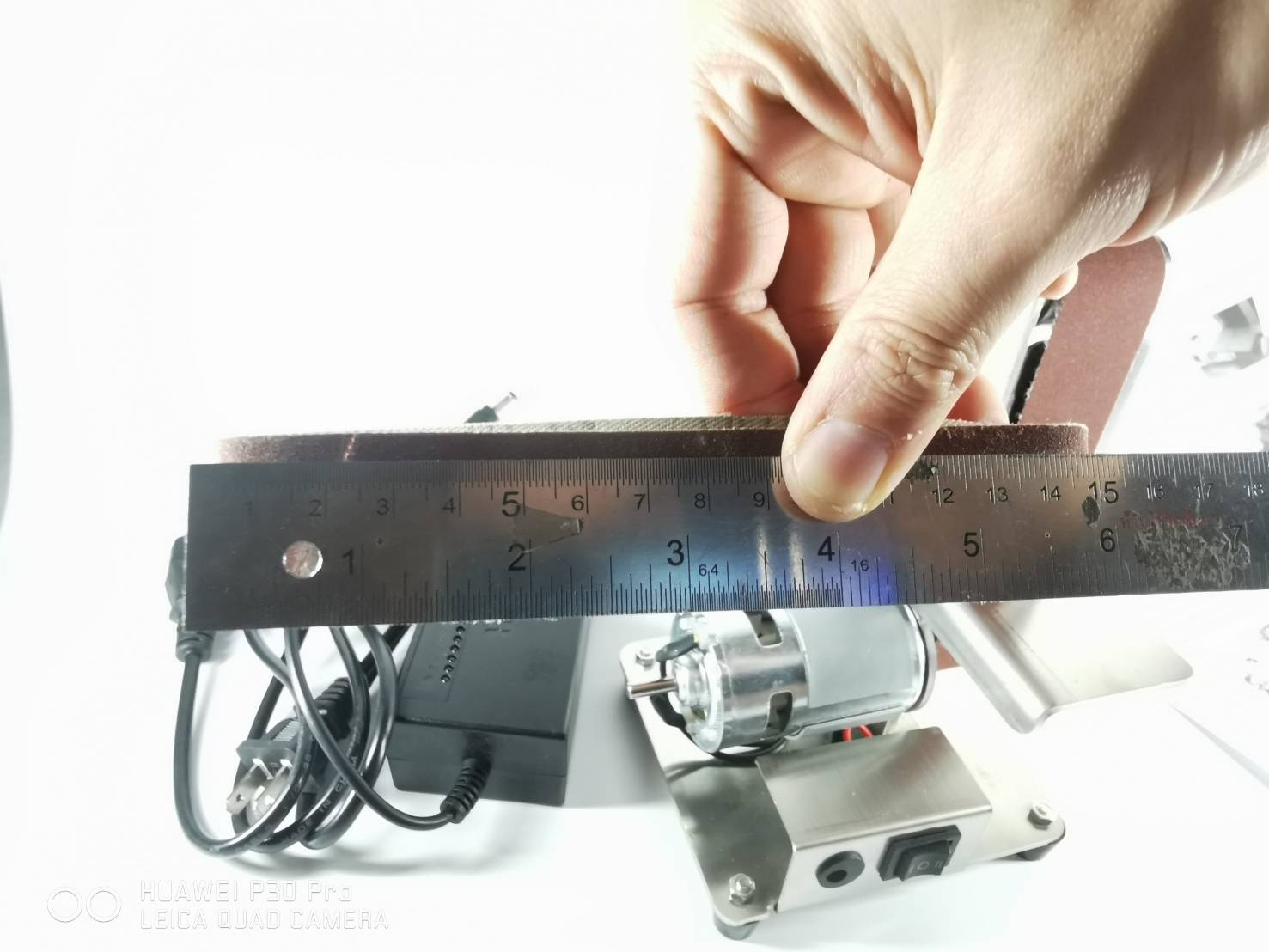 ES14 เครื่องขัดสายพานมินิ สำหรับ ขัด ไม้ พลาสติก เหล็ก ลับคมใบมีดต่างๆ