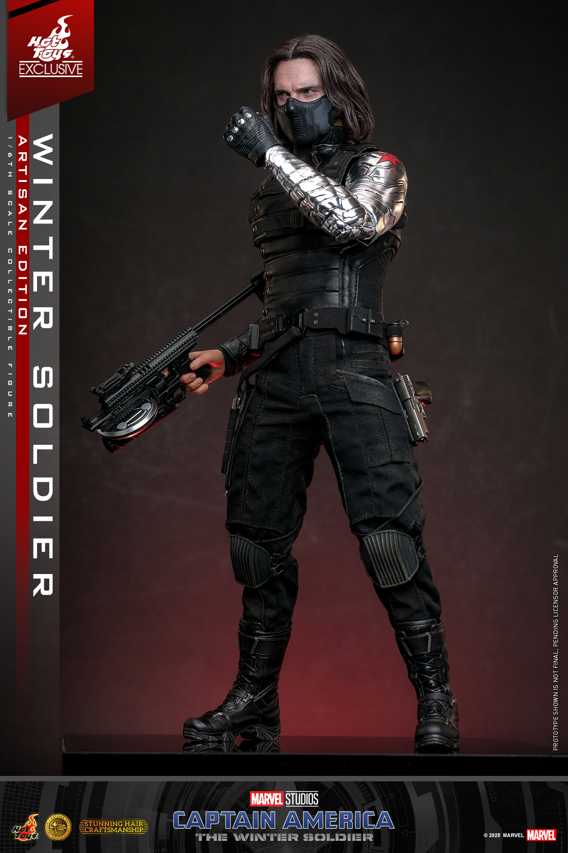 Hot Toys MMS790AEB Captain America: The Winter Soldier - Winter Soldier (Artisan Edition) (Special Edition) [Hot Toys Exclusive]