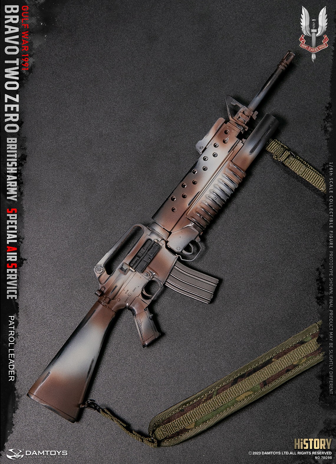 DAMTOYS 78098 1/6 "Bravo Two Zero" British Army Special Air Service (SAS) Patrol Leader