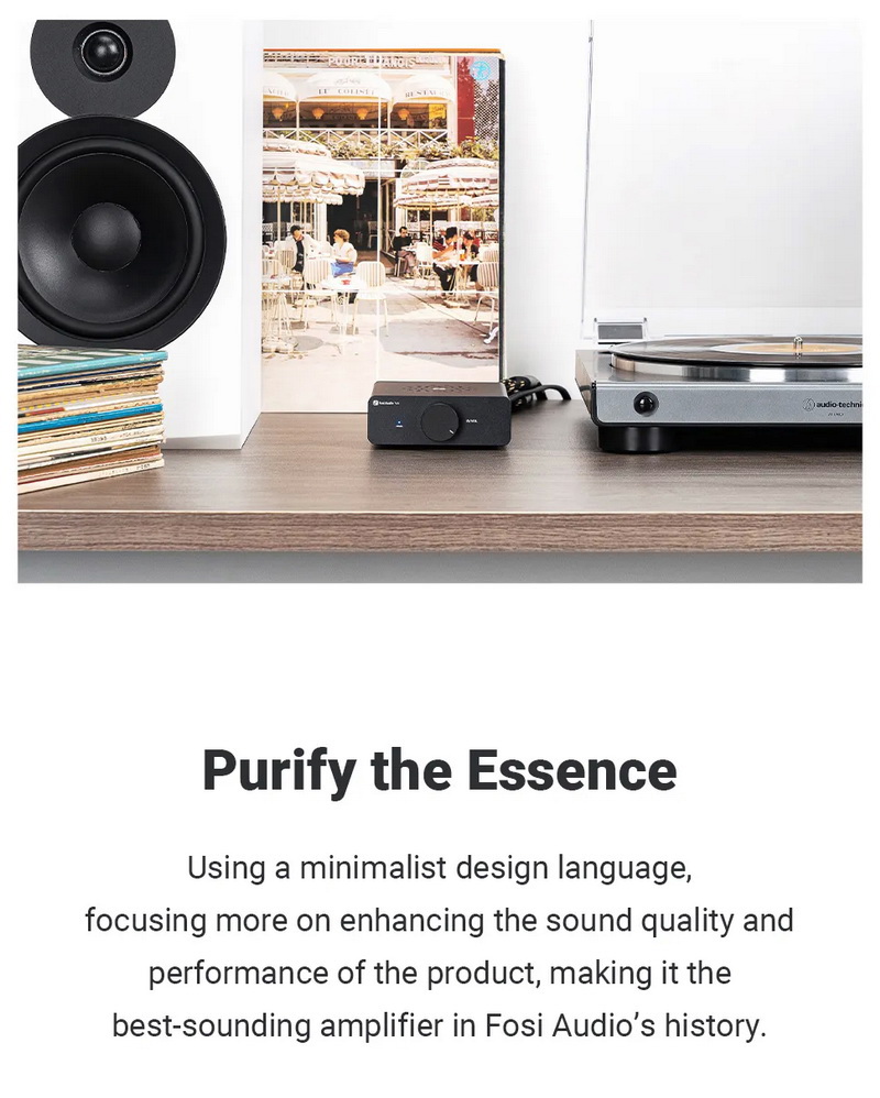 Fosi Audio V3-48V Power Amplifier ClassD ชิป TPA3255 อัพเกรด Op-Amp ได้ ประกันศูนย์ไทย