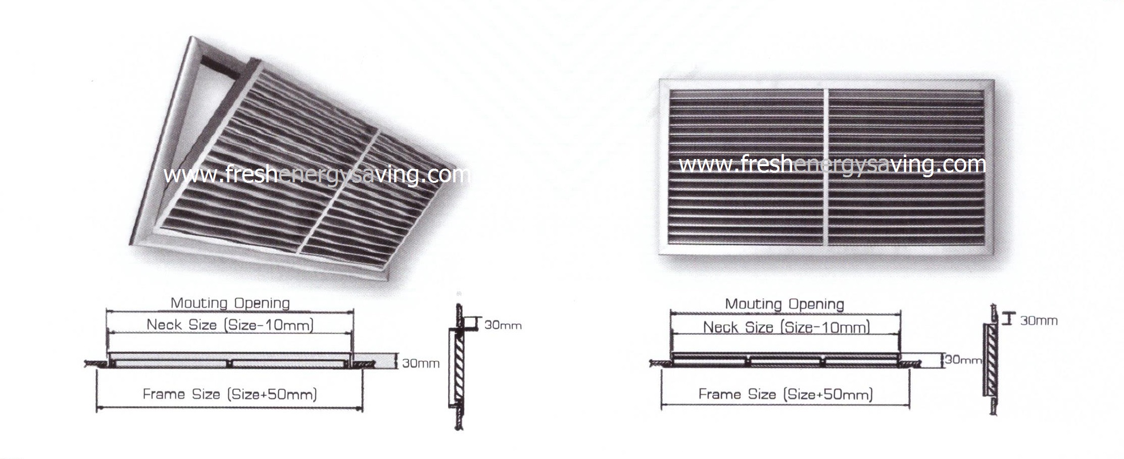รีเทิร์นแอร์ (Return Air Grille)