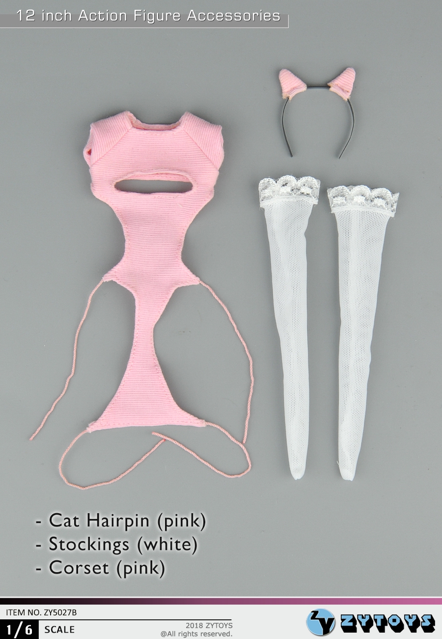 ZY Toys ZY5027B 1/6 Sexy cat girl open chest Pink