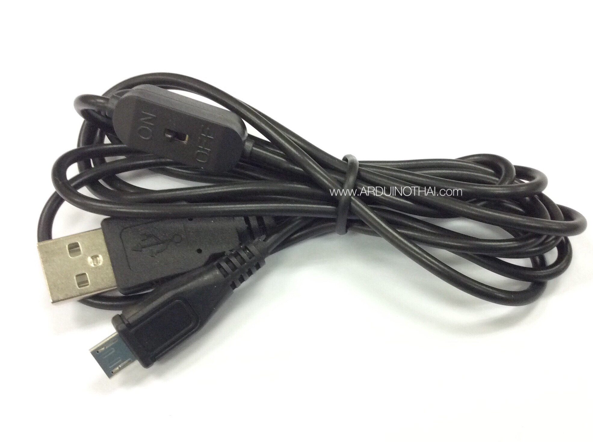 สาย Micro USB (มีสวิตซ์ เปิด-ปิด ยาว 150 CM)