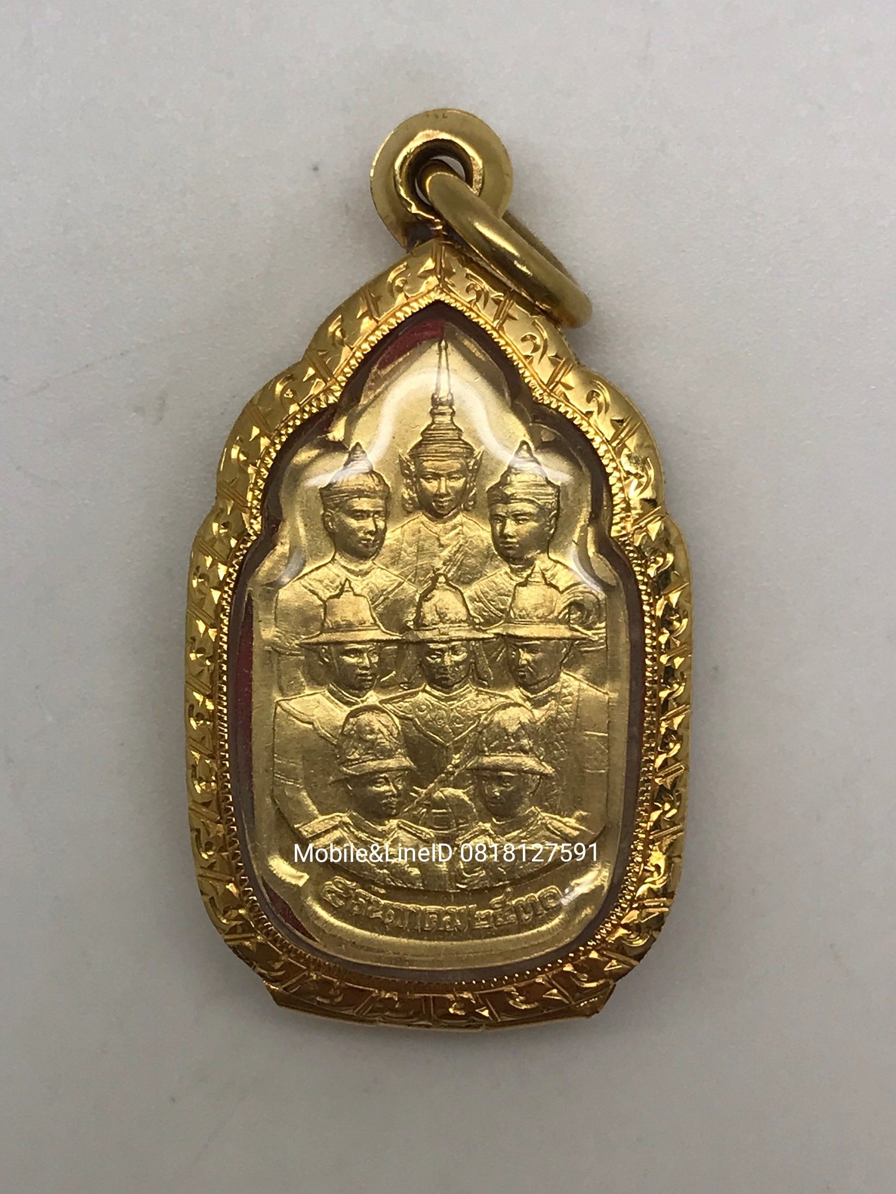 เหรียญทองคำที่ระลึก นวมหาราช+ตลับทองฝังเพชร