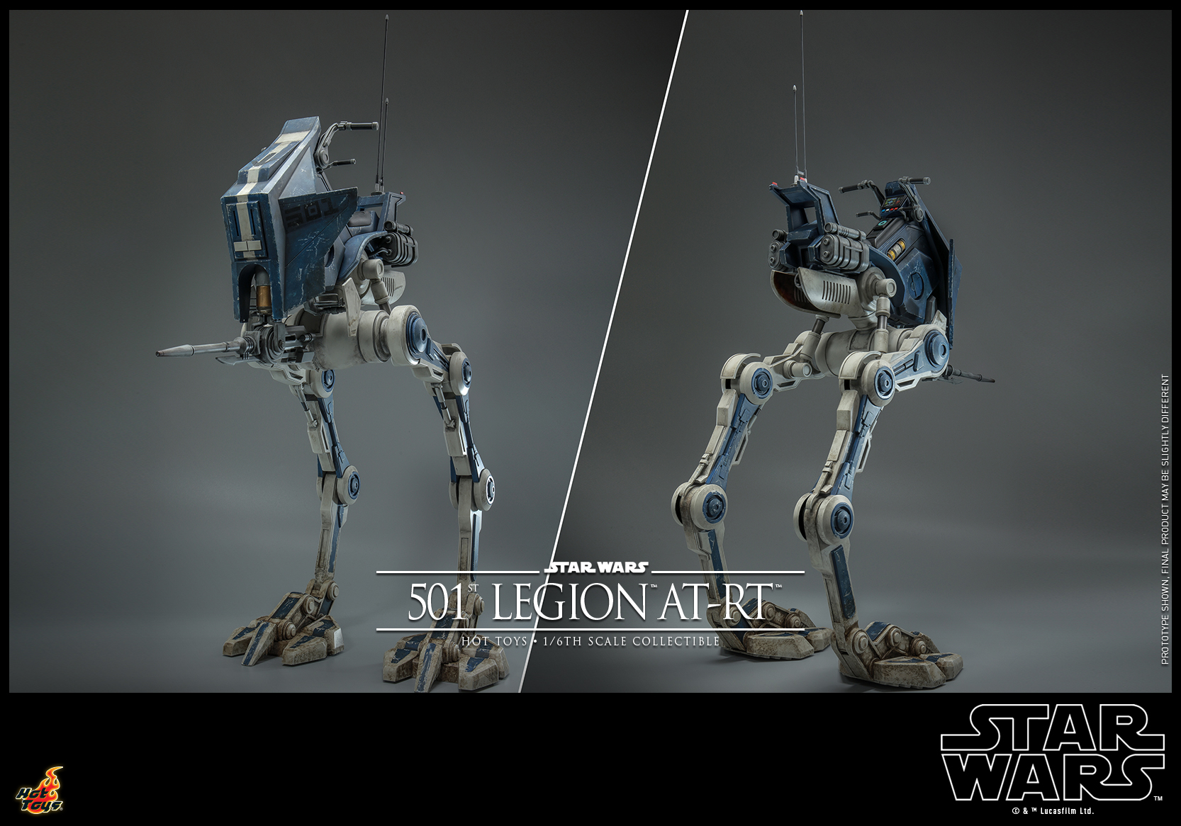 Hot Toys TMS090 1/6 Star Wars: The Clone Wars - 501st Legion AT-RT