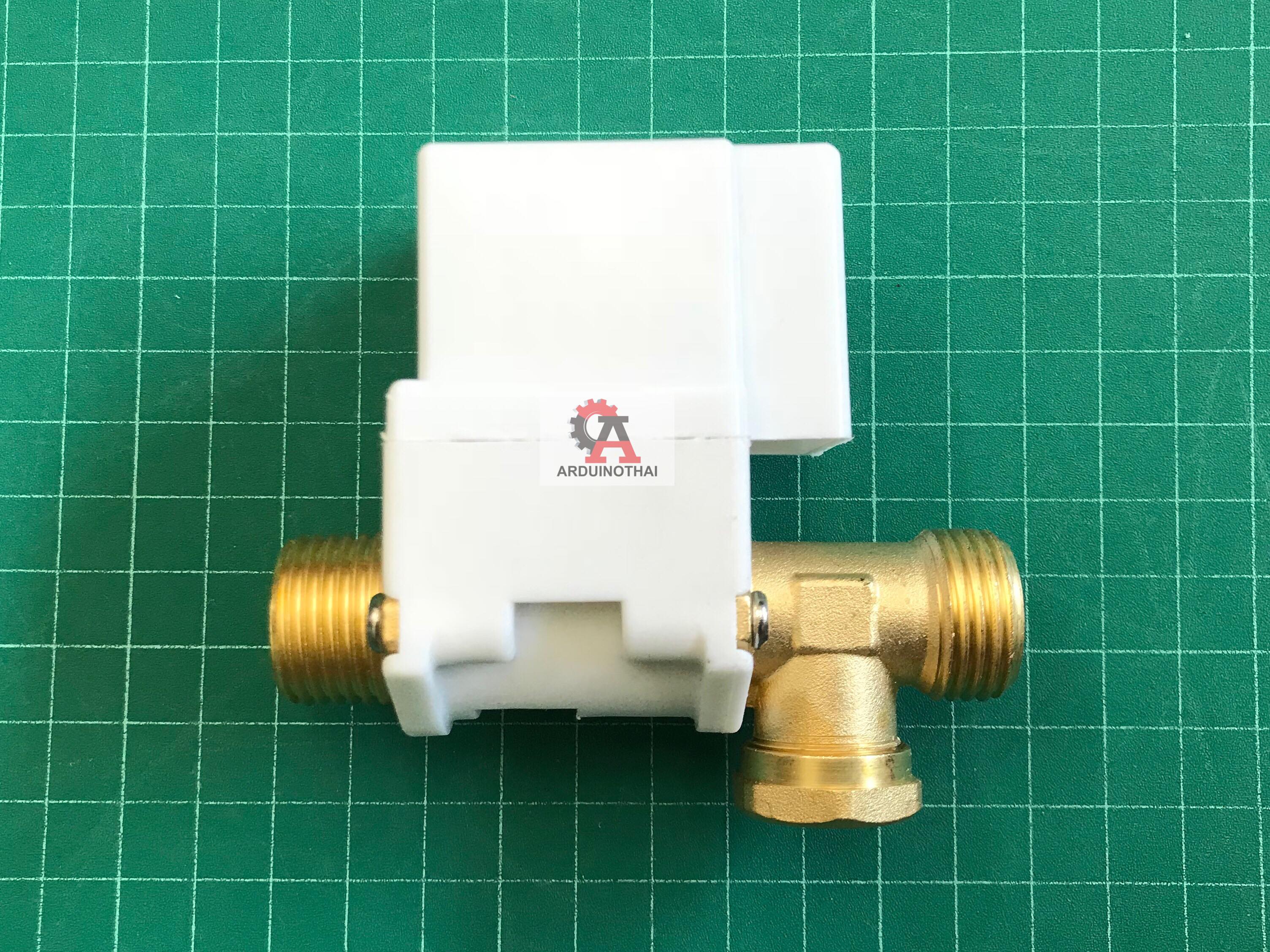 Solenoid Valve 24V 1/2” (4หุน) โซลินอยด์วาล์วพลาสติก เกลียวทองเหลือง สต็อกไทยส่งไว