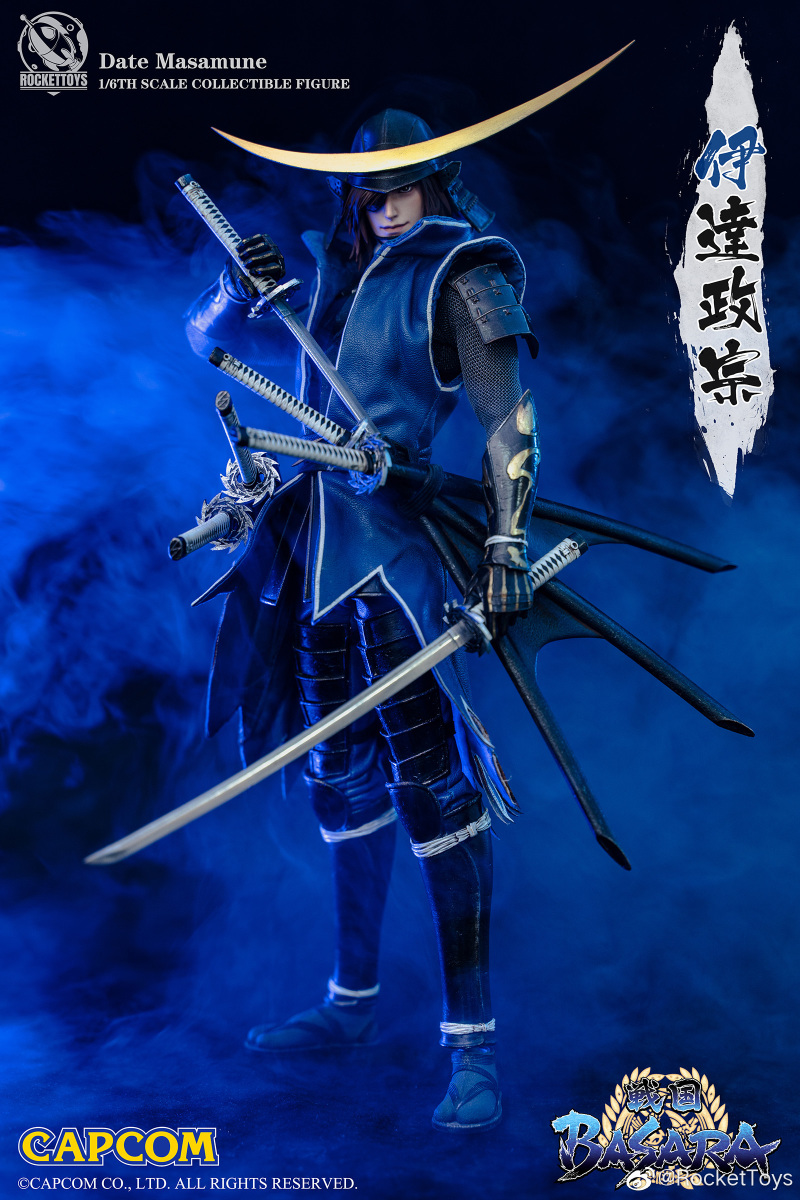 ROCKETTOYS x CAPCOM ROC-001 1/6 Sengoku Basara - Date Masamune