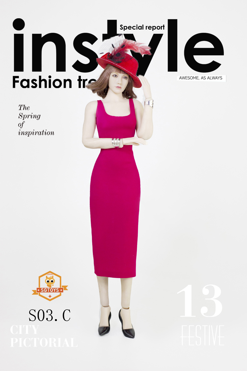 SGTOYS S03B ,C ,D ,E Sexy Ladies Long Skirt Set